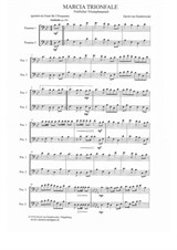 Marcia Trionfale (Festive triumphal march) for 2 trombones (euphonium / baritone)
